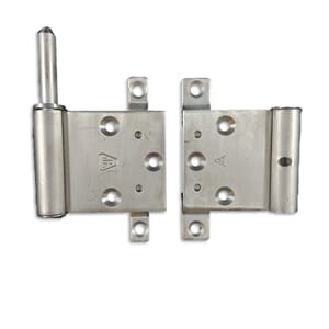 IPA rustfri dørhengsle V - til balkongdør m/alu.bekledning