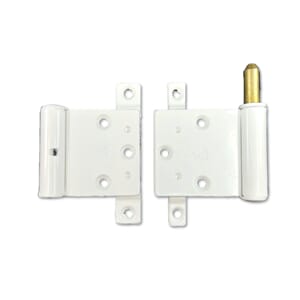 IPA hvit dørhengsle H - til balkongdør m/alu.bekledning
