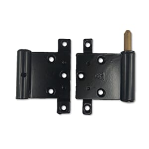 IPA sort dørhengsle H - til balkongdør m/alu.bekledning